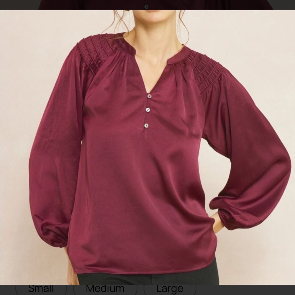 Elegant Merlot Women's Top